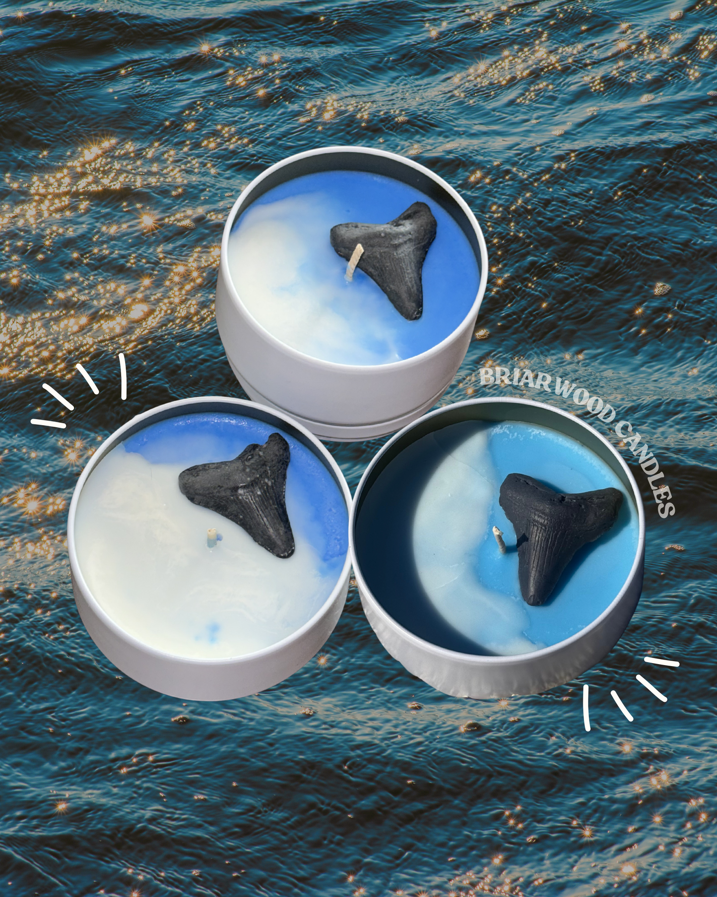 Shark Tooth Candle