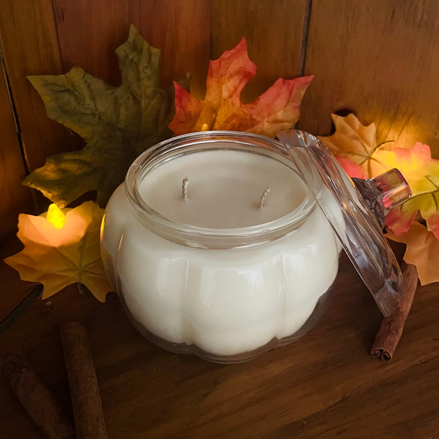 Pumpkin Shaped Candle - 15oz Soy Wax