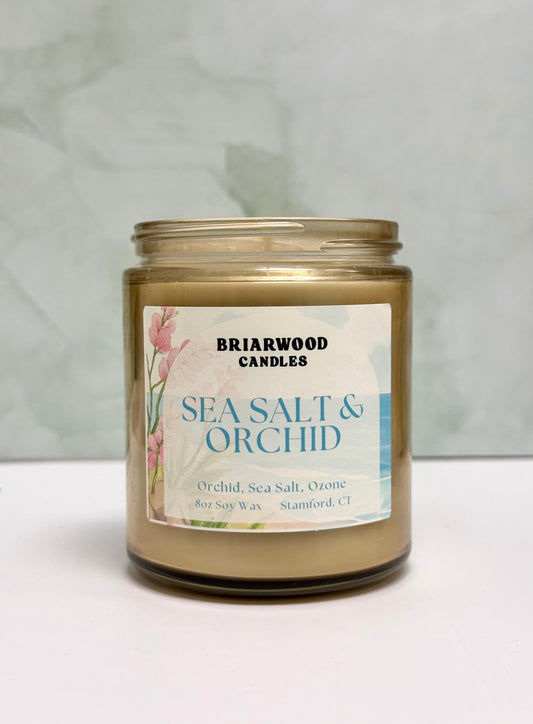 Sea Salt & Orchid Candle 8oz