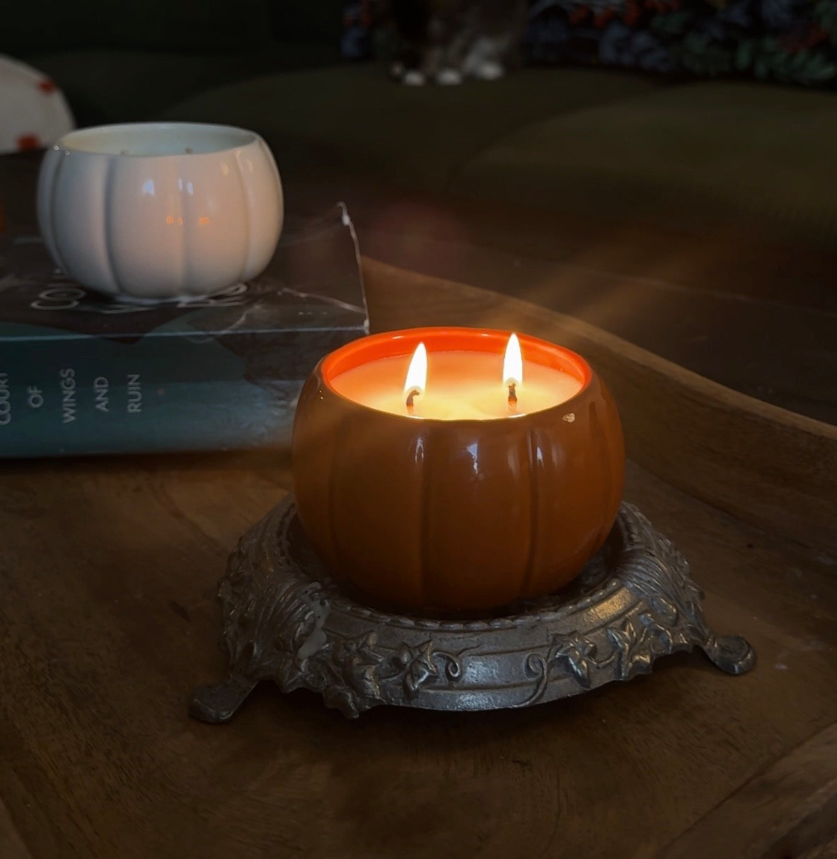 Pumpkin Candle (ceramic)