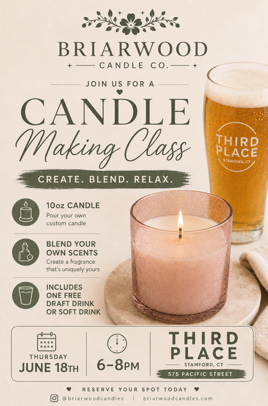 Candle Making Workshop! June 18th
