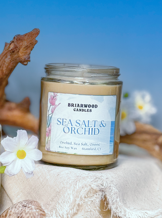 Sea Salt & Orchid Candle 8oz